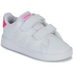Witte Synthetische adidas Advantage Lage sneakers  in maat 21 met Hakhoogte tot 3cm in de Sale voor Kinderen 