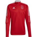 Rode Polyester adidas Ajax Amsterdam Sportkleding  in maat S voor Heren 