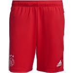 Rode Polyester adidas Ajax Amsterdam Fitness-shorts  in maat M voor Heren 