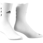 Witte Polyester adidas Alphaskin Sportsokken  in 39 voor Dames 