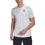 Witte Polyester adidas T-shirts  in maat L voor Heren 