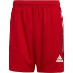 Rode Polyester adidas Condivo Voetbalshorts  in maat S voor Heren 