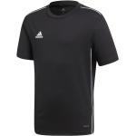 Zwarte Polyester adidas Core Kinder voetbalshirts  in maat 128 voor Meisjes 