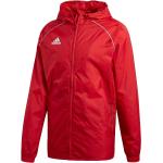 Rode Polyester adidas Core waterdichte Sportjassen  in maat S voor Heren 