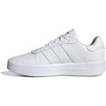 Witte adidas Court Sportschoenen  in maat 42,5 in de Sale voor Dames 