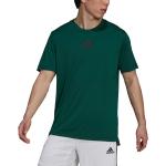 Groene Polyester adidas T-shirts  in maat S voor Heren 