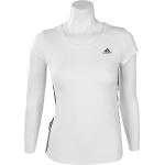 Witte Polyester adidas Ademende Fitness-shirts  in maat XL voor Dames 