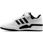 adidas Heren Forum Low Sneakers, Ftwr White Ftwr White Core Black, 44 EU