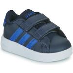 Blauwe Synthetische adidas Court Lage sneakers  in maat 20 met Hakhoogte tot 3cm in de Sale voor Kinderen 