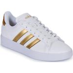 Witte Synthetische adidas Court Lage sneakers  in maat 38,5 met Hakhoogte tot 3cm in de Sale voor Dames 