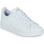 Witte Synthetische adidas Court Lage sneakers  in 40,5 met Hakhoogte tot 3cm in de Sale voor Dames 