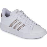 Witte Synthetische adidas Court Lage sneakers  in maat 36,5 met Hakhoogte tot 3cm in de Sale voor Dames 