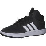 adidas Hoops 3.0 Mid Classic Vintage Shoes Sneakers heren, core black/ftwr white/grey six, 44 EU