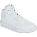 Witte Synthetische adidas Hoops Hoge sneakers  in 47,5 met Hakhoogte tot 3cm voor Heren 
