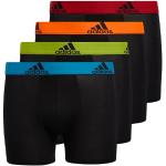 adidas Jongens Kids Performance Boxer Slip Ondergoed (4-Pack), Zwart/Solar Blauw/Semi Solar Slijm Groen, S