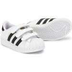 Witte Rubberen adidas Superstar Klittenband sneakers met Klittenbandsluitingen voor Kinderen 