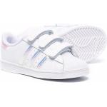 Witte Kalfsleren adidas Superstar Klittenband sneakers met Klittenbandsluitingen voor Kinderen 