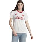 Streetwear Witte Polyester adidas Manchester United F.C. Engelse clubs Ronde hals  in maat M in de Sale voor Dames 