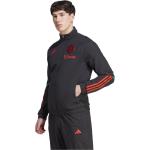 Zwarte Nylon adidas Manchester United F.C. Geweven Trainingsjacks  in maat XS in de Sale 