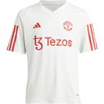 Witte Polyester adidas Manchester United F.C. Kinder voetbalshirts  in maat 128 in de Sale 