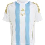 adidas Messi Trainingsshirt Kids Wit Lichtblauw Goud