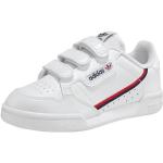Witte adidas Continental 80 Lage sneakers  in maat 35 met Klittenbandsluitingen in de Sale voor Jongens 