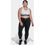 Flared Zwarte Polyester High waist adidas Performance Sportbroeken  in Grote Maten  in Grote Maten voor Dames 