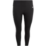 Flared Zwarte Polyester High waist adidas Performance Sportbroeken  in Grote Maten  in maat 3XL voor Dames 
