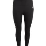 Flared Zwarte Polyester High waist adidas Performance Sportbroeken  in Grote Maten  in Grote Maten voor Dames 