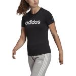 Zwarte adidas Sportswear T-shirts met ronde hals Ronde hals  in maat XS voor Dames 
