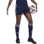 Donkerblauwe Polyester adidas Performance Voetbalshorts  in maat XL voor Dames 