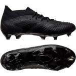 Zwarte Lichtgewicht adidas Predator Voetbalschoenen met vaste noppen  in maat 36 met Instap in de Sale Black Friday voor Dames 