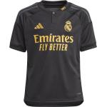 Zwarte Polyester adidas Real Madrid Overhemden  henley met motief van Madrid in de Sale 