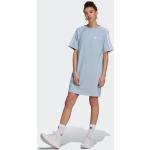 Blauwe adidas Sportswear Shirtjurkjes  in maat XL voor Dames 
