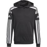 Zwarte Polyester adidas Squadra Kinder hoodies  in maat 116 