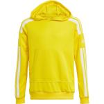 Gele Polyester adidas Squadra Kinder hoodies  in maat 128 