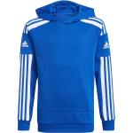 Blauwe Polyester adidas Squadra Kinder hoodies  in maat 164 
