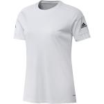Witte Polyester adidas Squadra Voetbalshirts Ronde hals  in maat XL voor Dames 