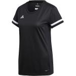 Zwarte Polyester adidas T-shirts met ronde hals Ronde hals  in maat L voor Dames 