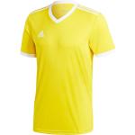 Gele Polyester adidas Gestreepte Voetbalshirts  in maat S voor Heren 