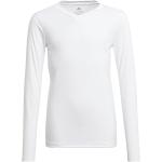 Witte Polyester adidas Kinder v-hals T-shirts  in maat 128 in de Sale 