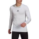 Witte Polyester adidas Voetbalshirts  in maat XXL voor Heren 