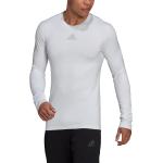 Witte Fleece adidas Compressie shirts  in maat XXL voor Heren 
