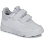Witte Synthetische adidas Tensaur Lage sneakers  in maat 28 met Hakhoogte tot 3cm in de Sale voor Kinderen 