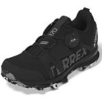 adidas Terrex Agravic BOA Trail Running uniseks-kind Sneakers, Core Black/Ftwr White/Grey Three, 35 EU
