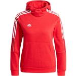 Casual Rode Polyester adidas Kinder hoodies  in maat 152 