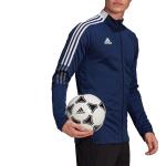 Blauwe Polyester adidas Trainingsjacks  in maat XL voor Heren 