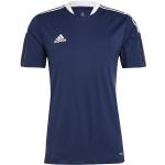 Blauwe Polyester adidas Voetbalshirts  in maat S voor Heren 