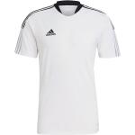 Witte Polyester adidas Voetbalshirts  in maat S voor Heren 