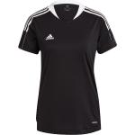 Zwarte Polyester adidas Voetbalshirts  in maat XS voor Dames 